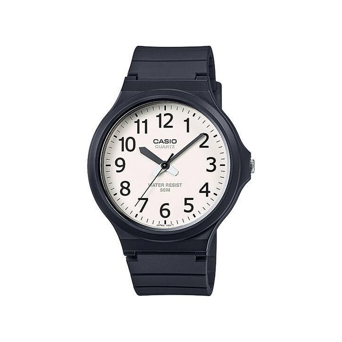 Đồng Hồ Casio Mw-240-7Bv Nam Đen Trắng