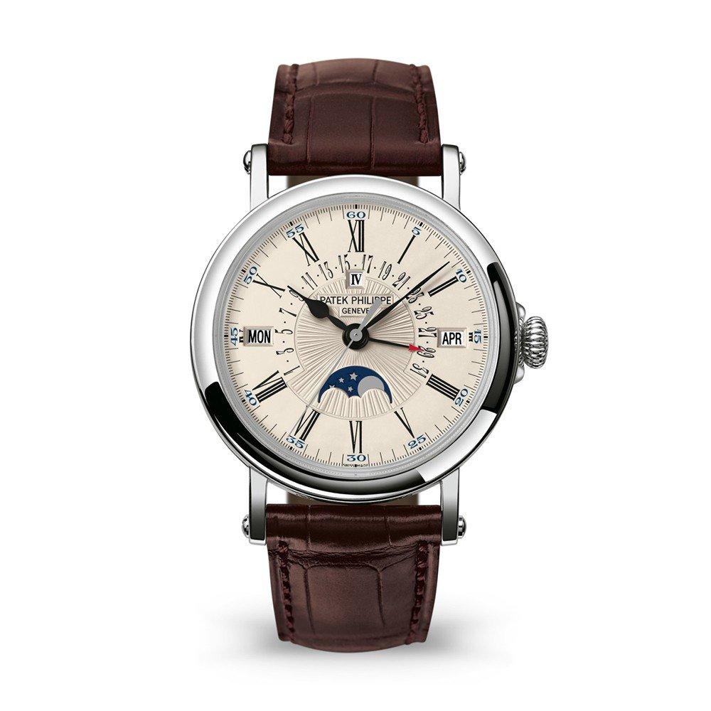 Đồng Hồ Patek Philippe Grand Complications 5159G-001 38mm Nam Trắng Ngà Nâu