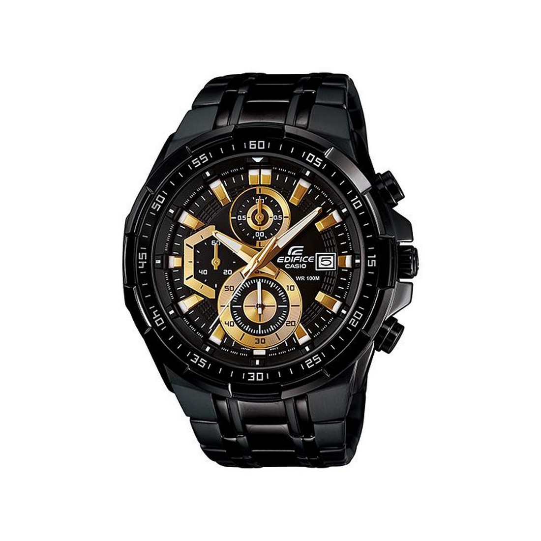 Đồng Hồ Casio Efr-539Bk-1Av Nam Đen Vàng