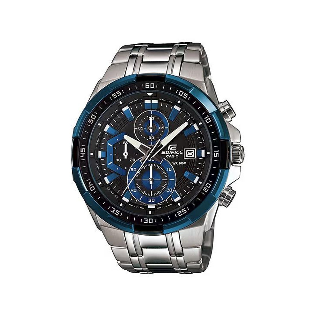 Đồng Hồ Casio Efr-539D-1A2V Nam Đen Xám Xanh