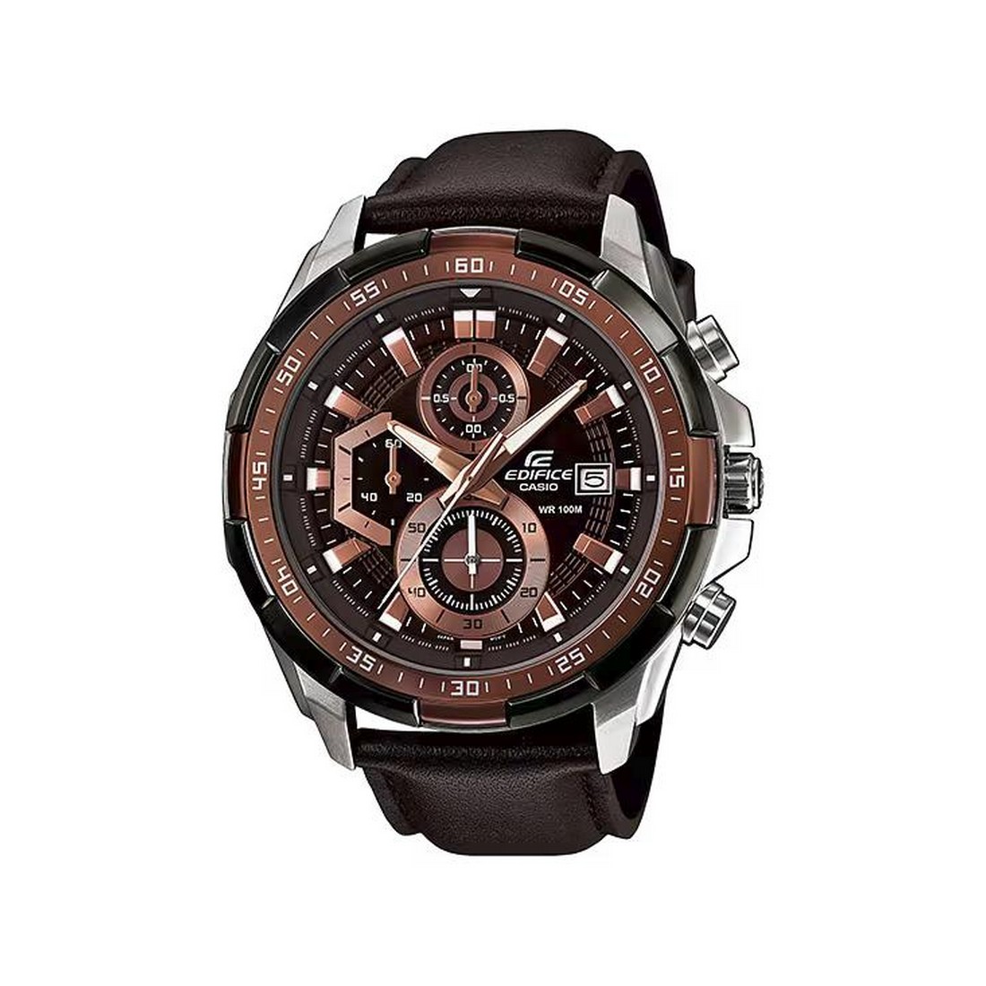 Đồng Hồ Casio Efr-539L-5Av Nam Nâu Xám