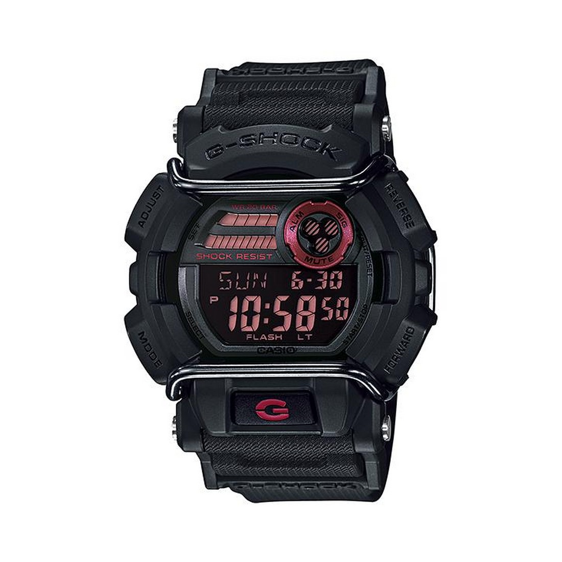 Đồng Hồ Casio Gd-400-1 Nam Đen Đỏ