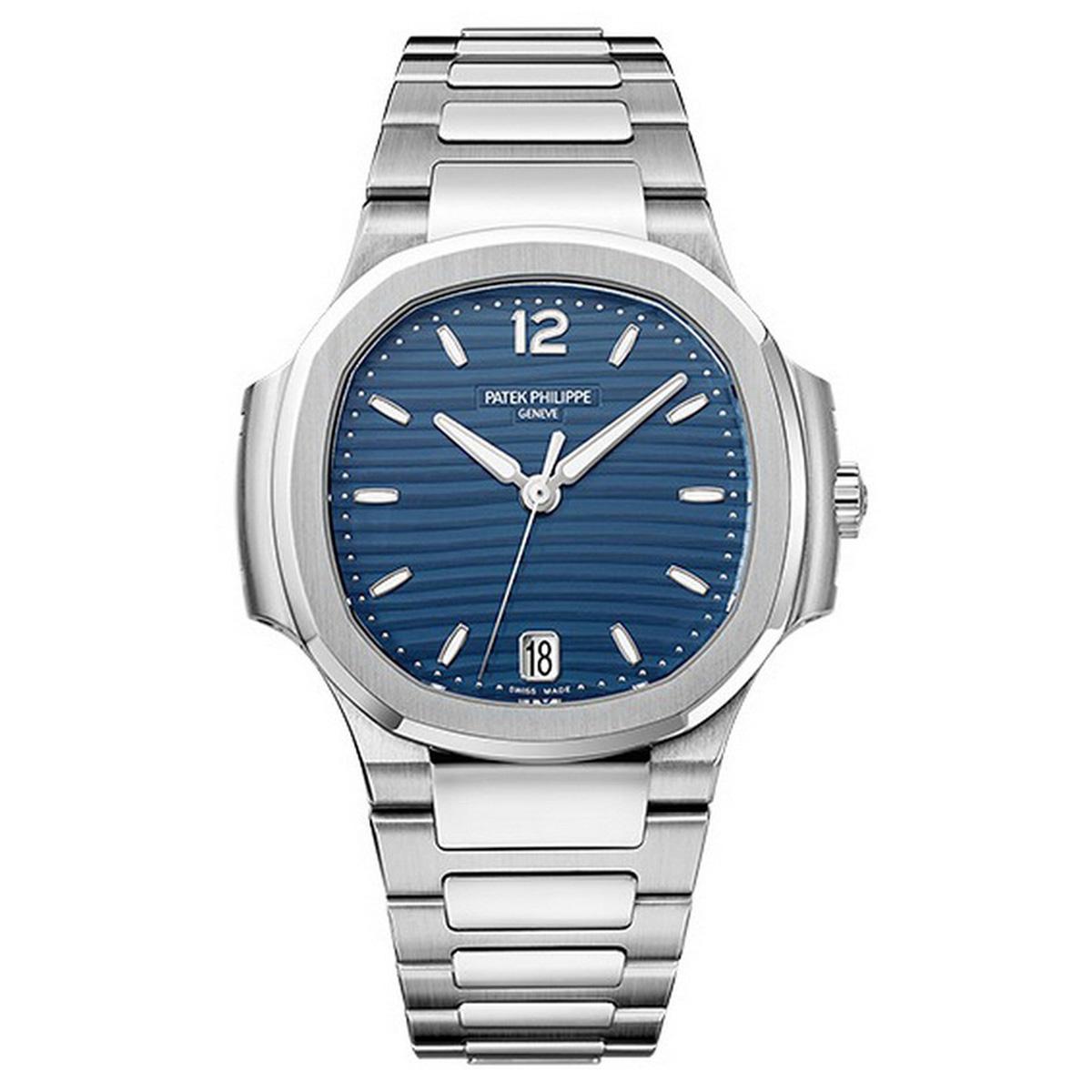 Đồng Hồ Patek Philippe Nautilus 7118/1A-001 35.2mm Nữ Xanh Xám