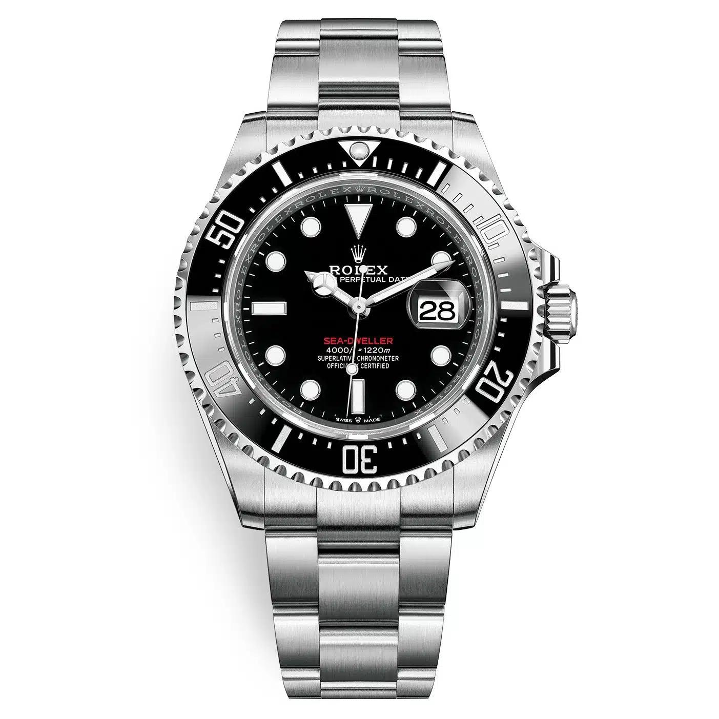 Đồng Hồ Rolex Sea-Dweller 126600 43mm Nam Đen Xám