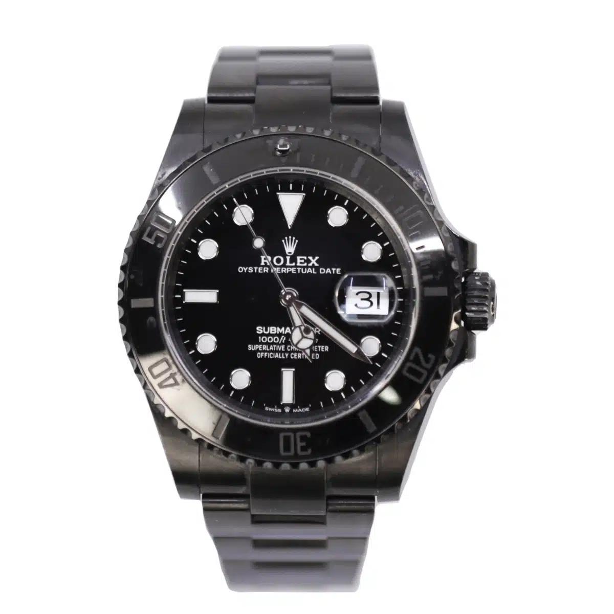 Đồng Hồ Rolex Submariner Date 126610LN PVD 41mm Nam Đen