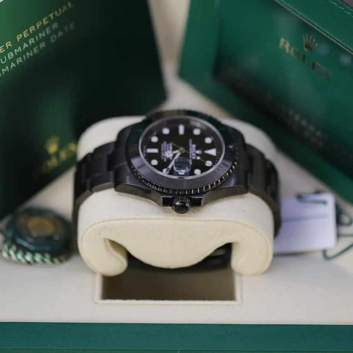 Đồng Hồ Rolex Submariner Date 126610LN PVD 41mm Nam Đen