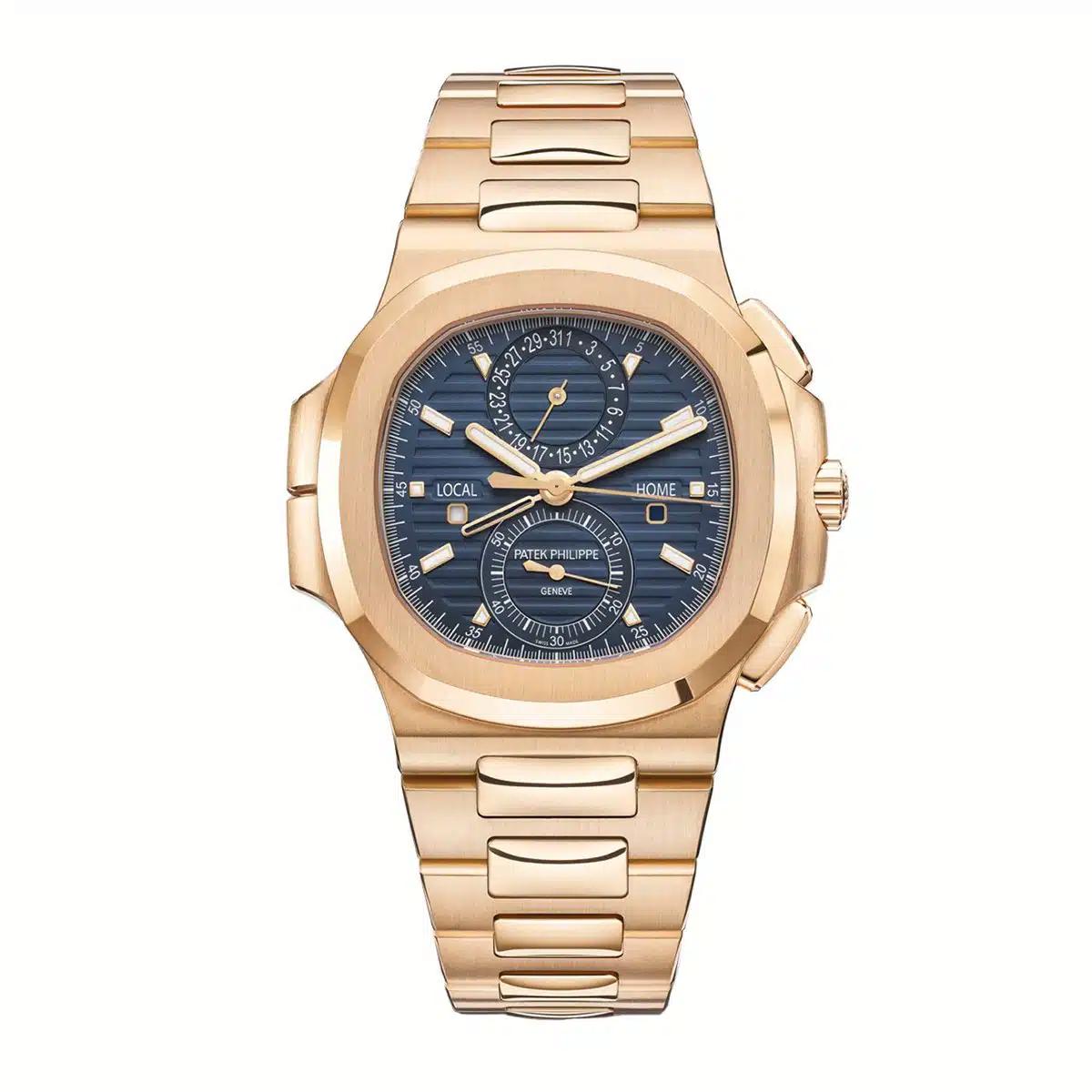 Đồng Hồ Patek Philippe Nautilus 5990/1R-001 40.5mm Nam Vàng Xanh