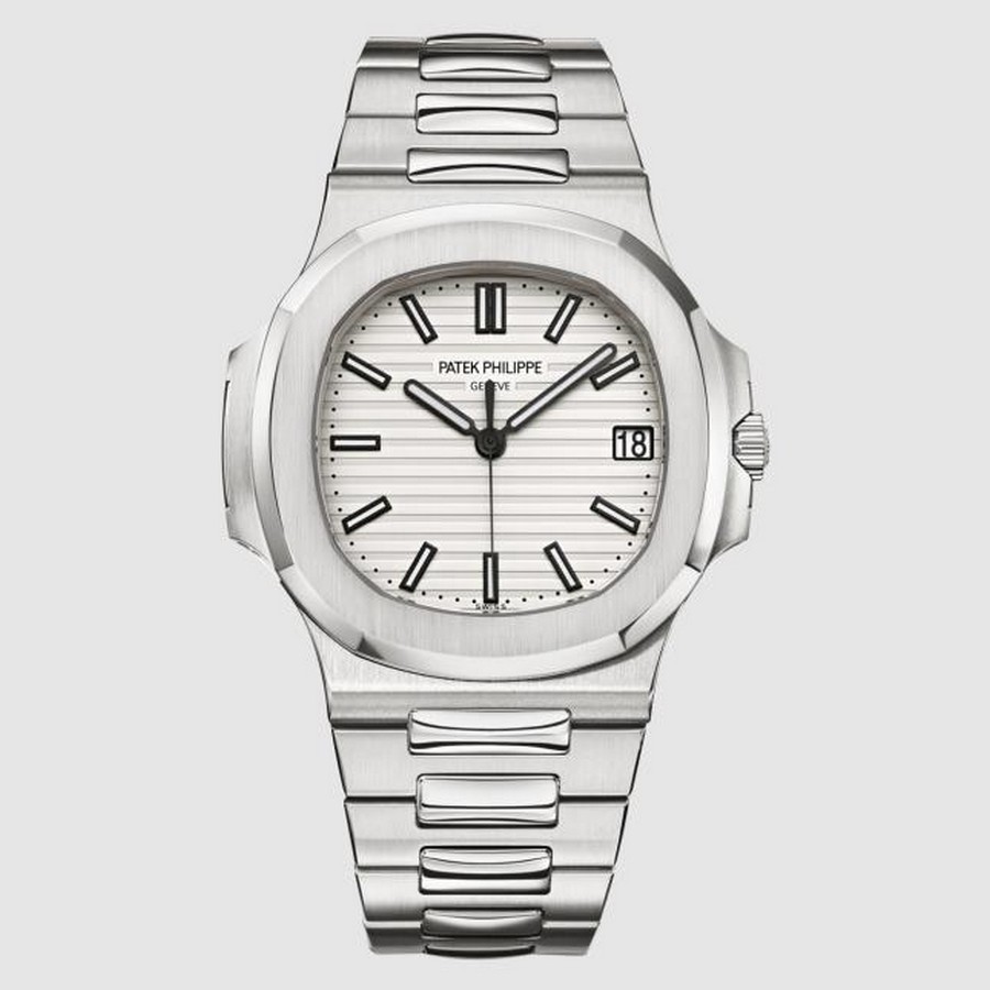 Đồng Hồ Patek Philippe Nautilus 5711/1A-011 40x38mm Nam Trắng Xám