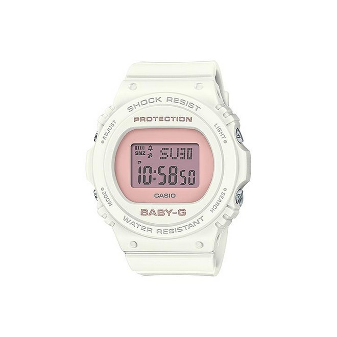 Đồng Hồ Casio Bgd-570-7B Nữ Trắng Hồng