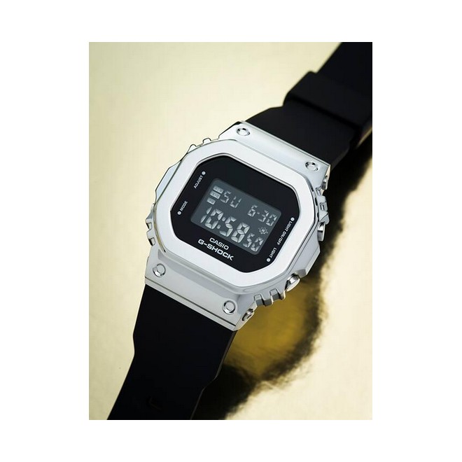 Đồng Hồ Casio Gm-S5600-1 Nữ Đen Xám