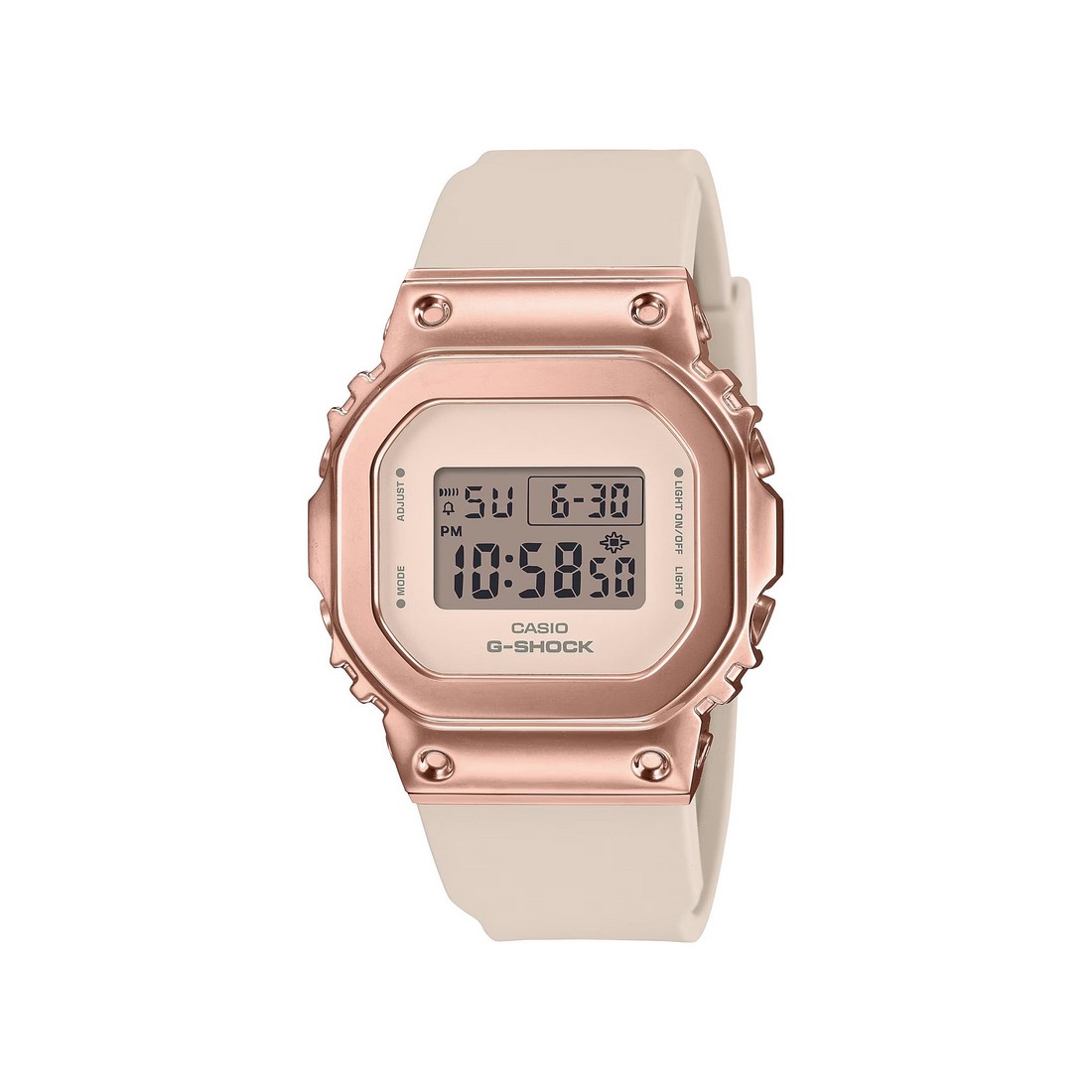 Đồng Hồ Casio Gm-S5600Pg-4 Nữ Vàng Hồng Be