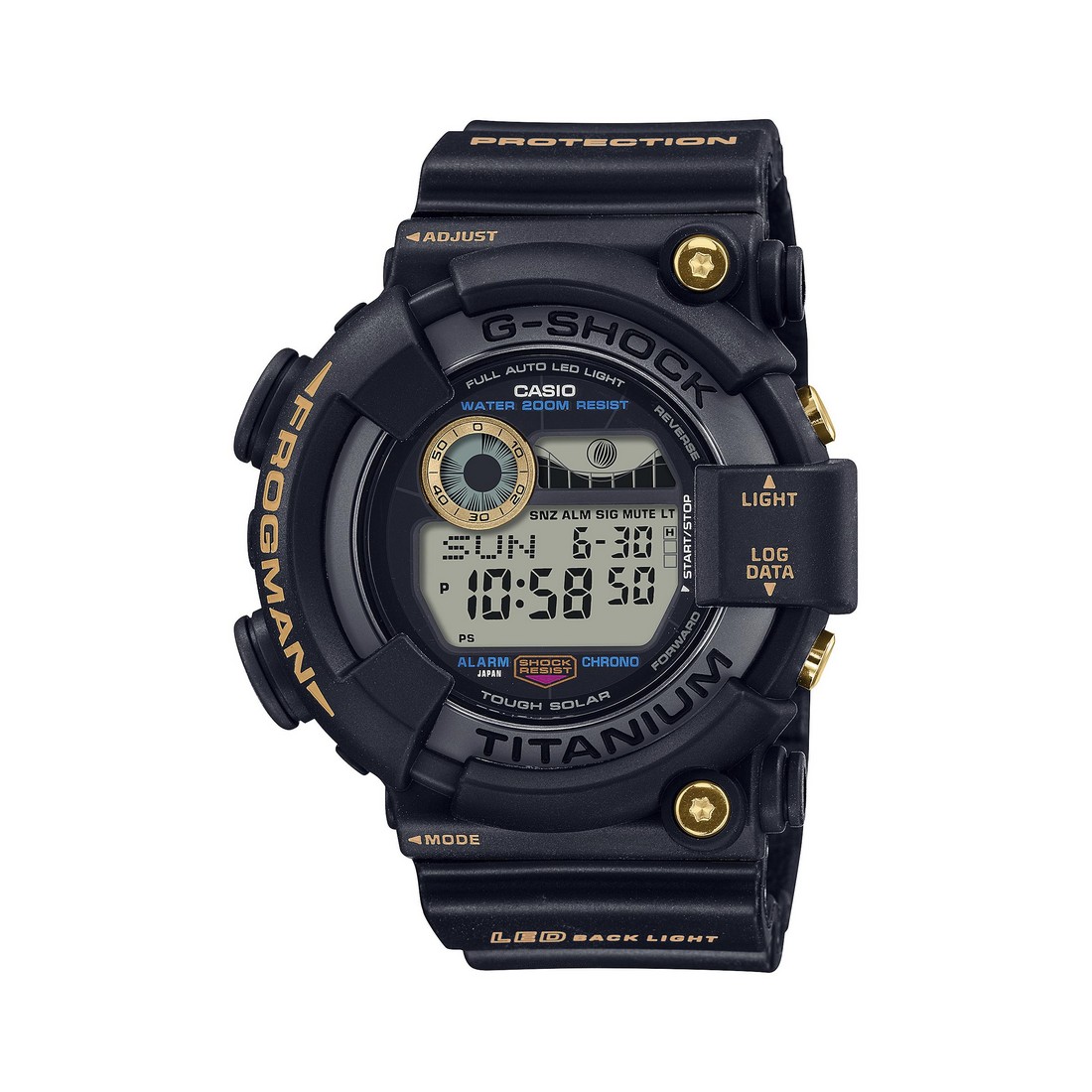 Đồng Hồ Casio Gw-8230B-9A Nam Đen Vàng