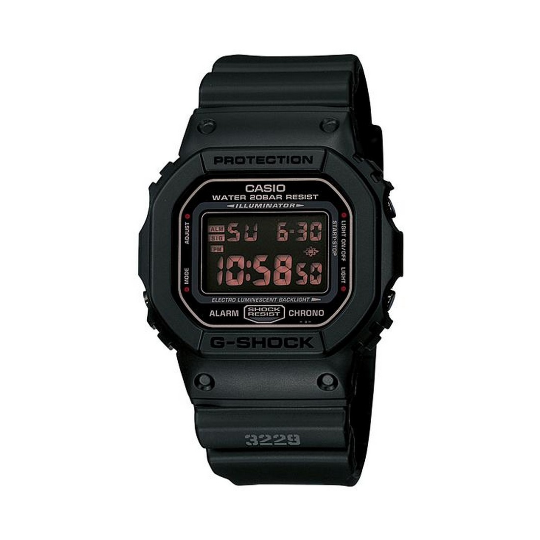 Đồng Hồ Casio Dw-5600Ms-1 Nam Đen