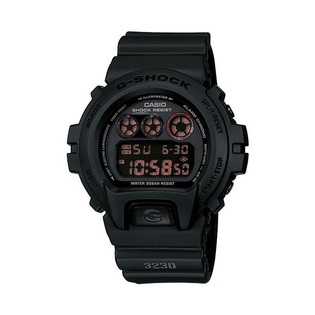 Đồng Hồ Casio Dw-6900Ms-1 Nam Đen