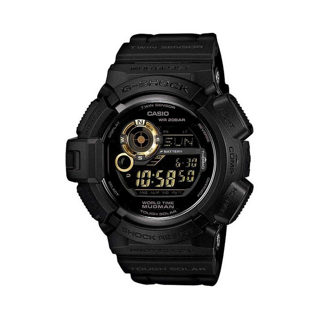 Đồng Hồ Casio G-9300Gb-1 Nam Đen