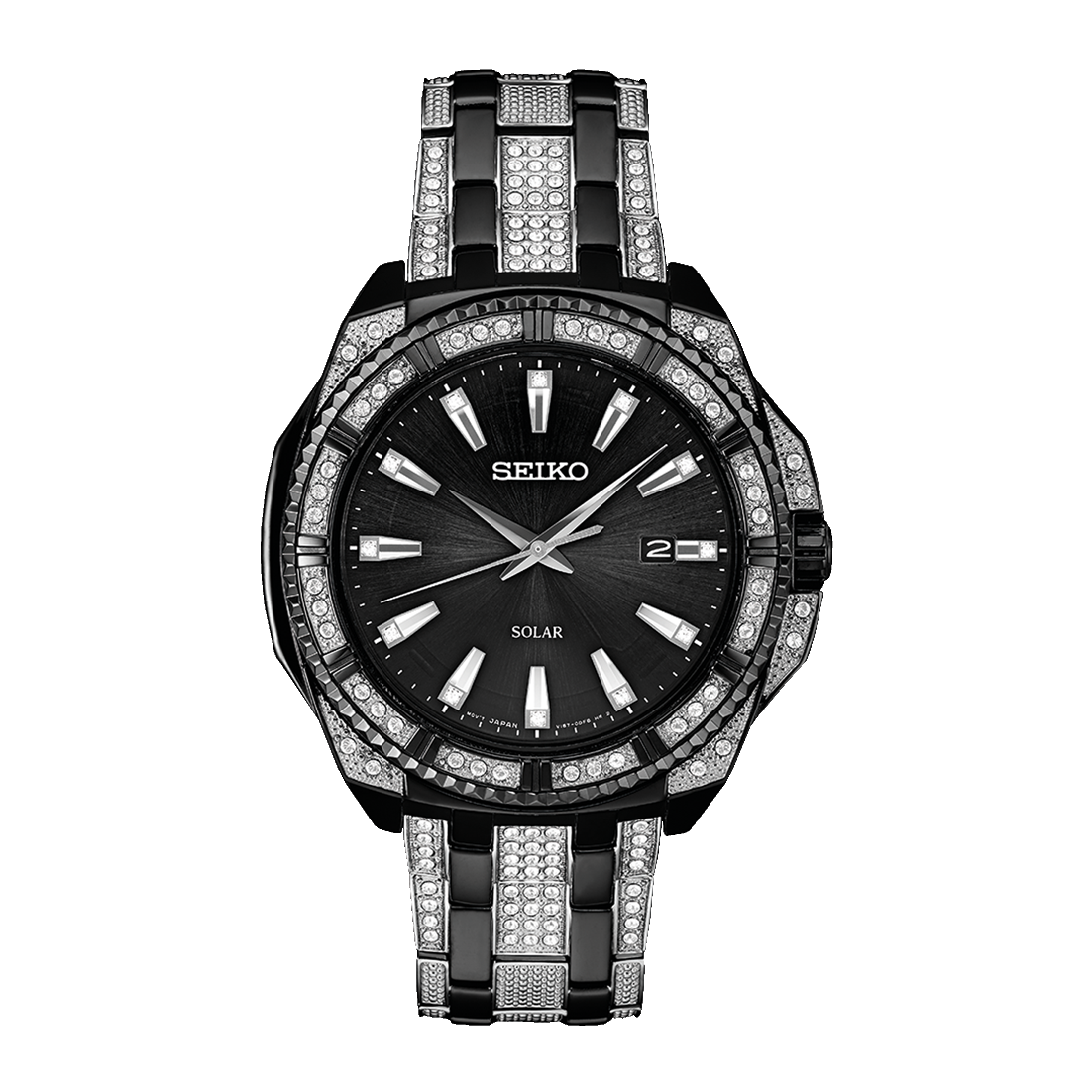 Đồng Hồ Seiko SNE459 Nam Đen Xám