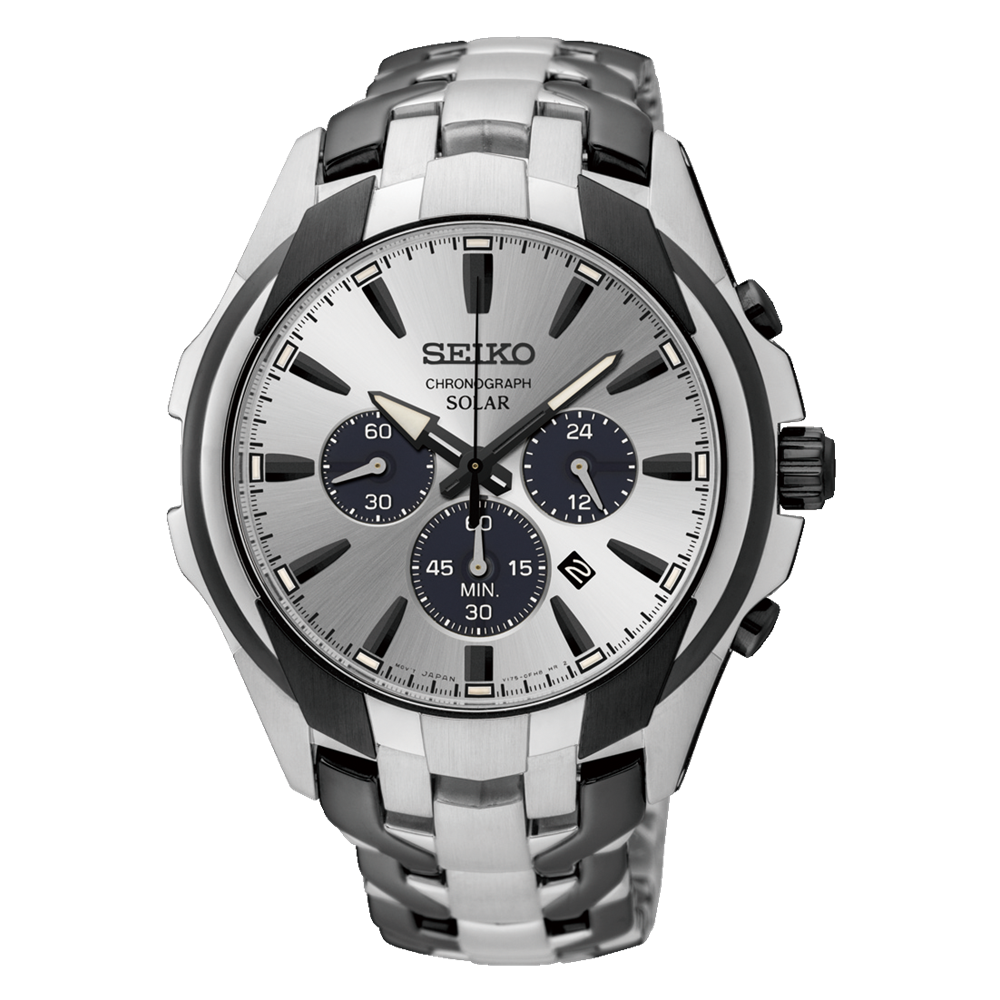 Đồng Hồ Seiko SSC635 Nam Xám Đen