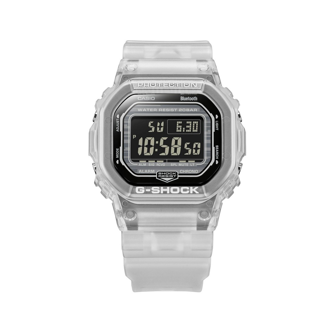 Đồng Hồ Casio Dw-B5600G-7 Nam Trắng Đen