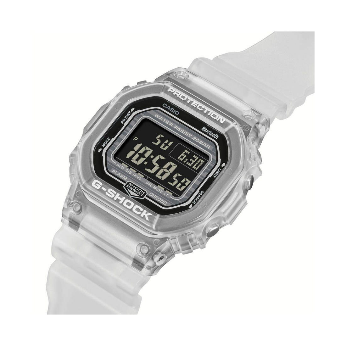 Đồng Hồ Casio Dw-B5600G-7 Nam Trắng Đen