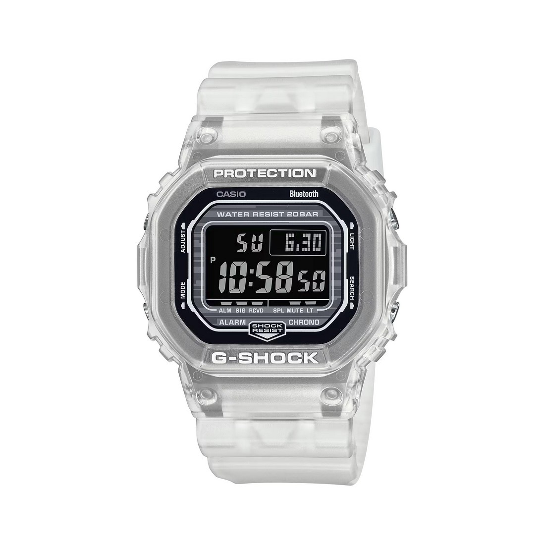 Đồng Hồ Casio Dw-B5600G-7 Nam Trắng Đen