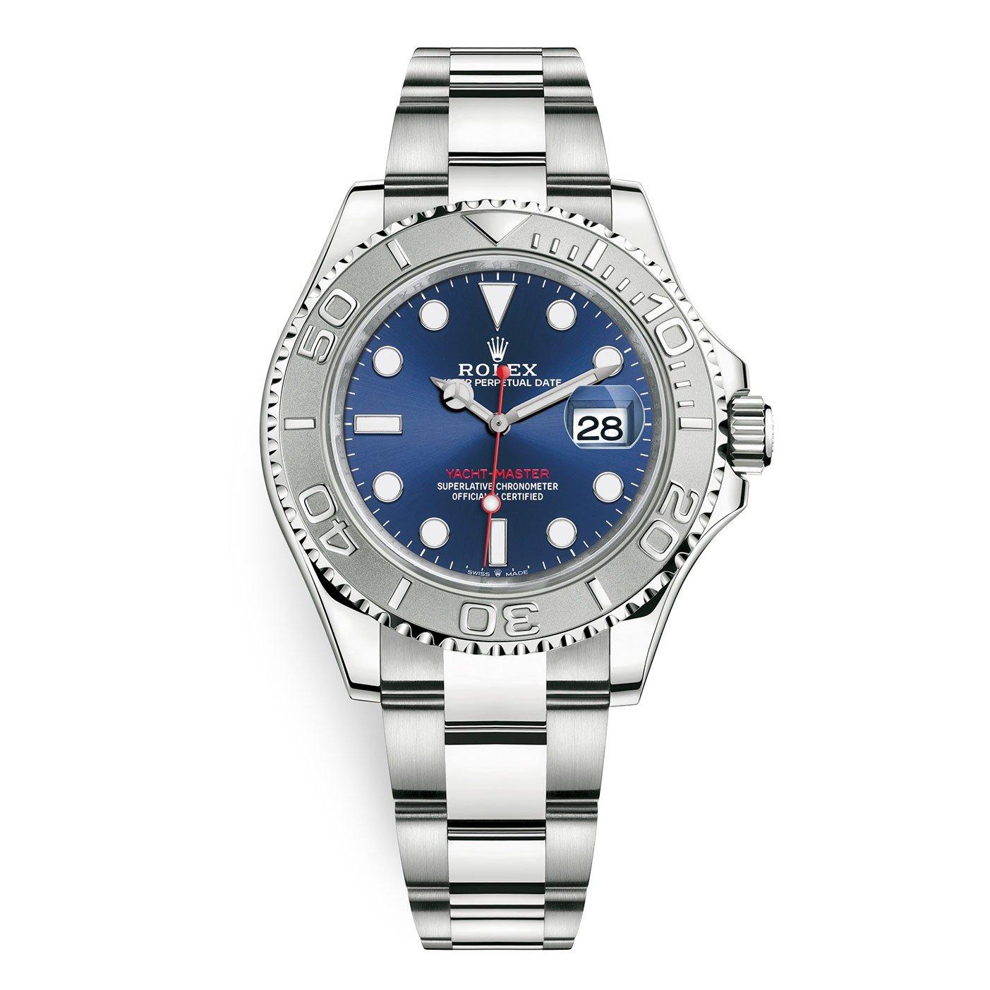 Đồng Hồ Rolex Yacht-Master 116622 40mm Nam Xanh Xám