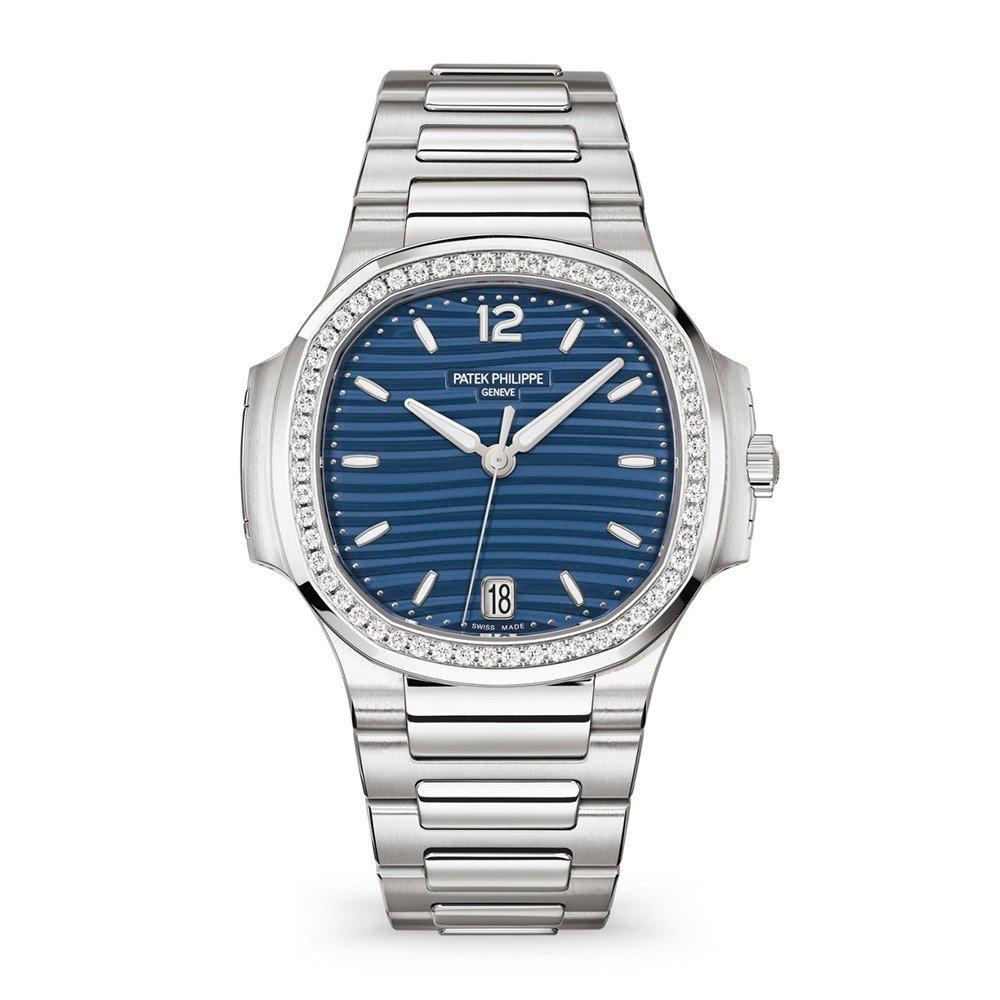 Đồng Hồ Patek Philippe Nautilus 7118-1200A-001 35.2mm Nữ Xanh Xám