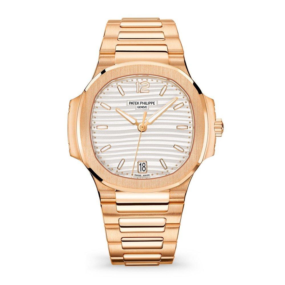 Đồng Hồ Patek Philippe Nautilus 7118-1R-001 35.2mm Nữ Vàng Hồng Trắng