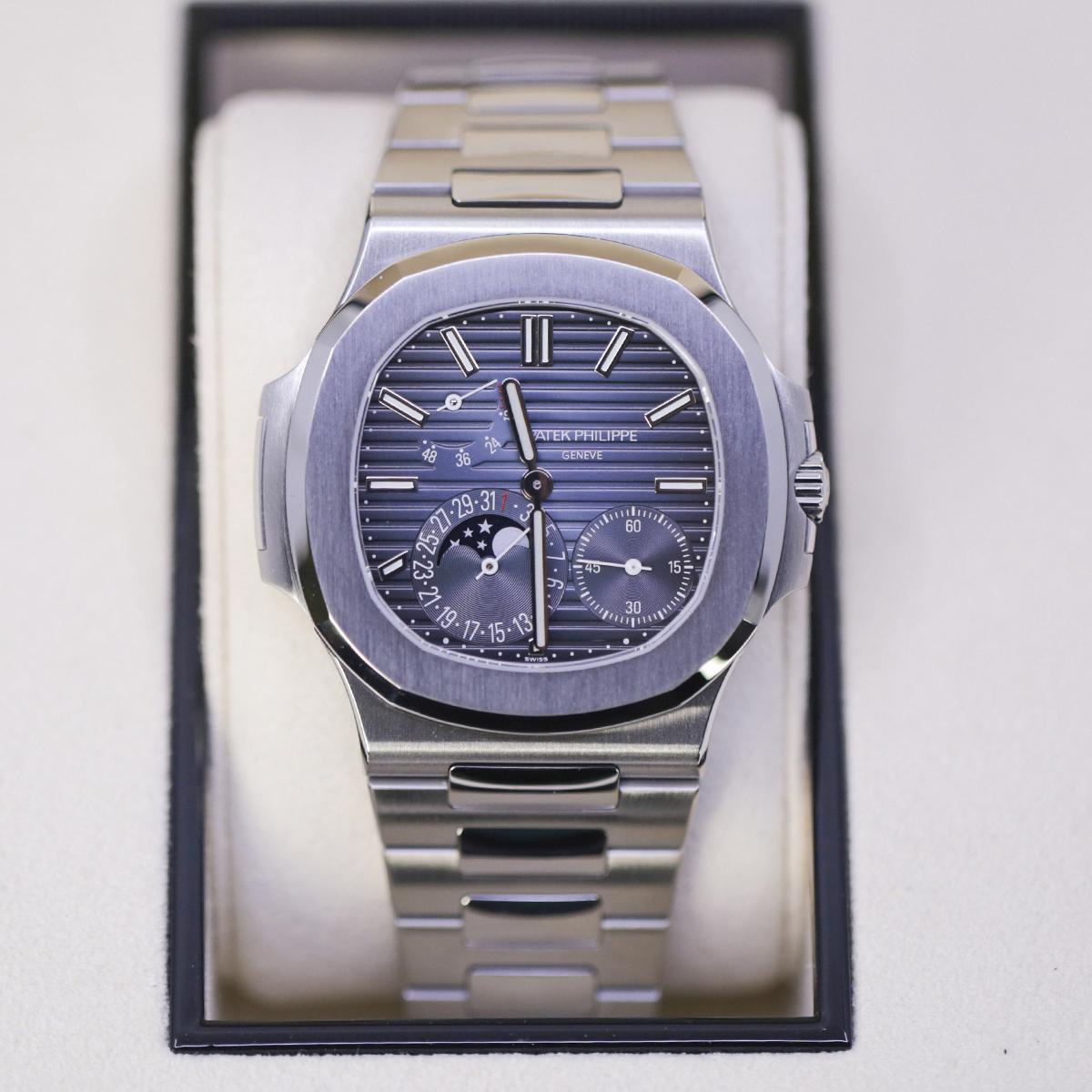 Đồng Hồ Patek Philippe Nautilus 5712-1A-001 40mm Nam Xanh Xám