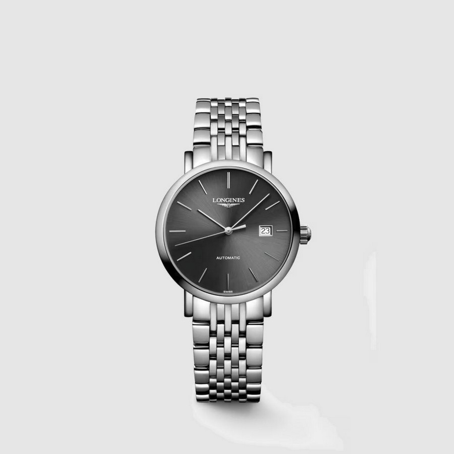 Đồng Hồ Longines The Longines Elegant Collection Nữ 29mm Xám Đen