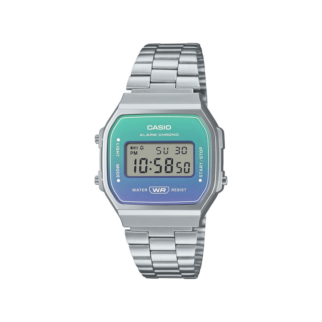 Đồng Hồ Casio A168Wer-2A Nam Xanh Xám