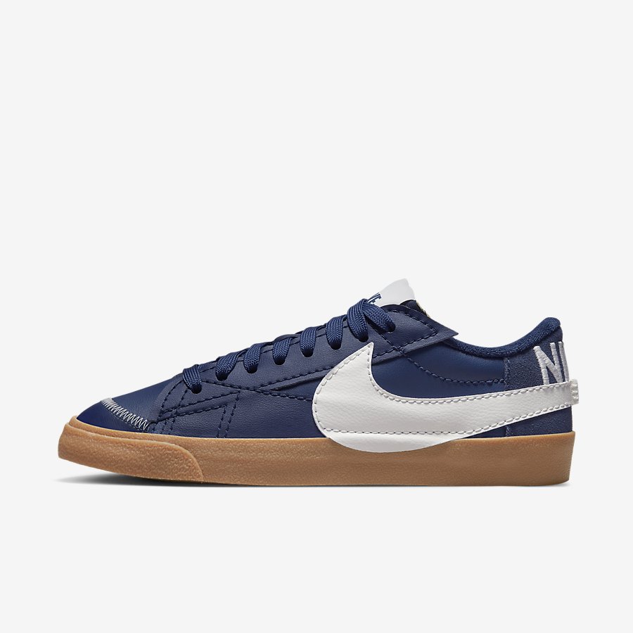 Giày Nike Blazer Low '77 Jumbo Nam Xanh