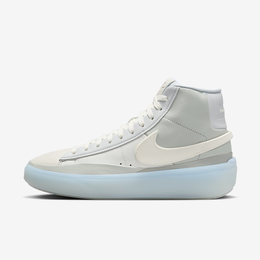 Giày Nike Blazer Phantom Mid Nam Trắng Xanh