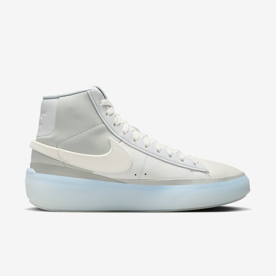 Giày Nike Blazer Phantom Mid Nam Trắng Xanh