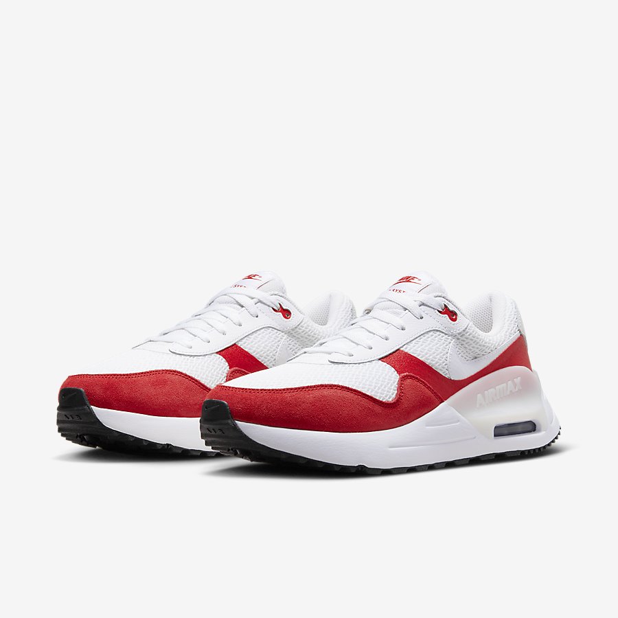 Giày Nike Air Max SYSTM Nữ Trắng Đỏ