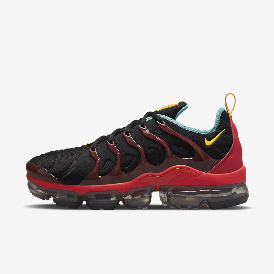 Giày Nike Air Vapormax Plus Nam Cam Đen