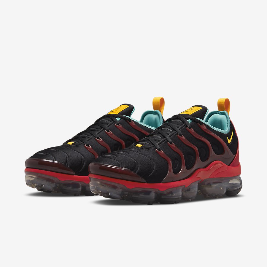 Giày Nike Air Vapormax Plus Nam Cam Đen