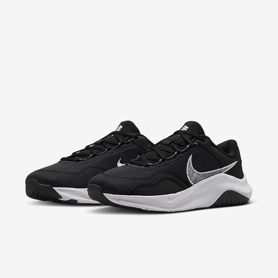 Giày Nike Legend Essential 3 Next Nature Nam Đen Trắng