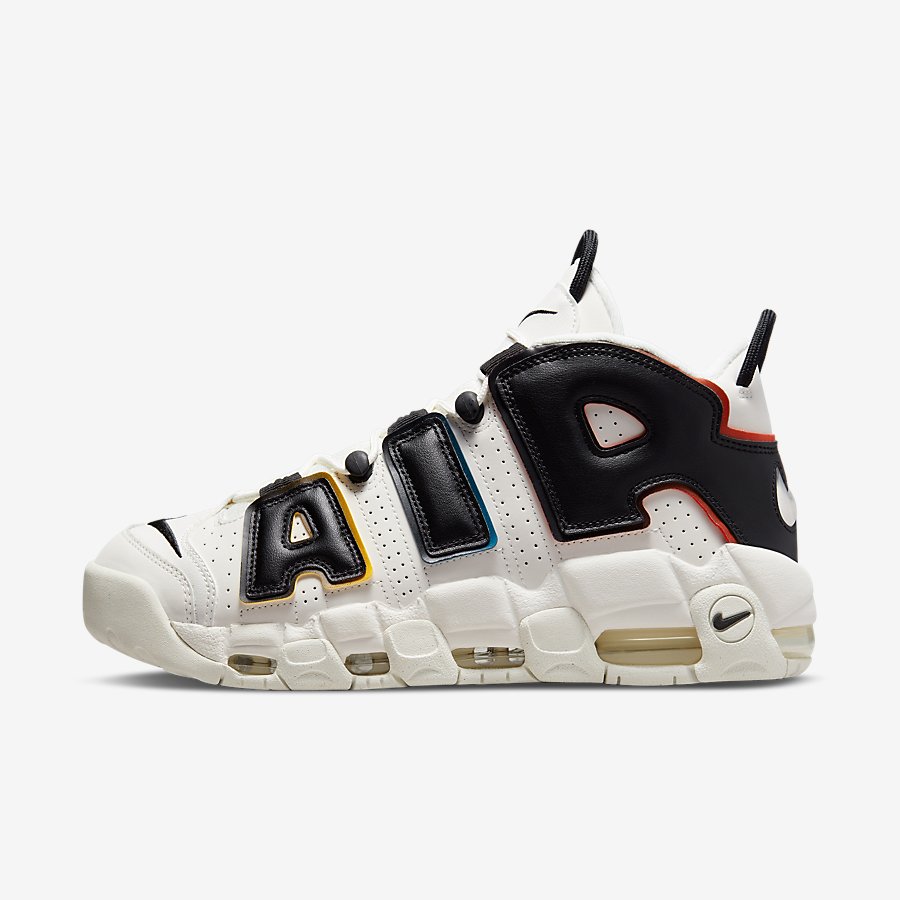 Giày Nike Air More Uptempo '96 Nam Trắng Đen Vàng