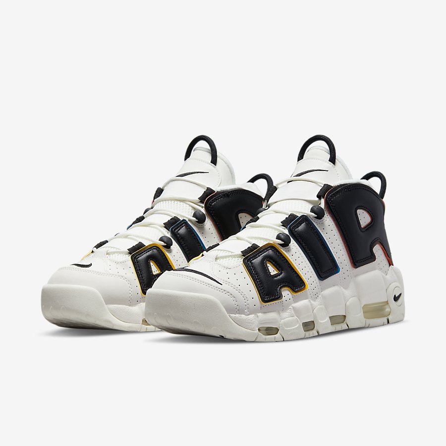 Giày Nike Air More Uptempo '96 Nam Trắng Đen Vàng