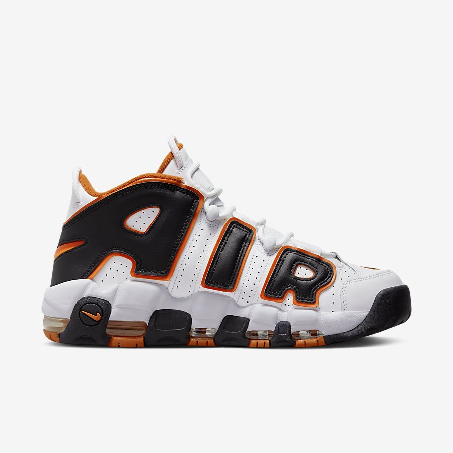 Giày Nike Air More Uptempo '96 Nam Trắng Đen Cam