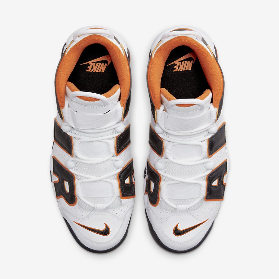 Giày Nike Air More Uptempo '96 Nam Trắng Đen Cam