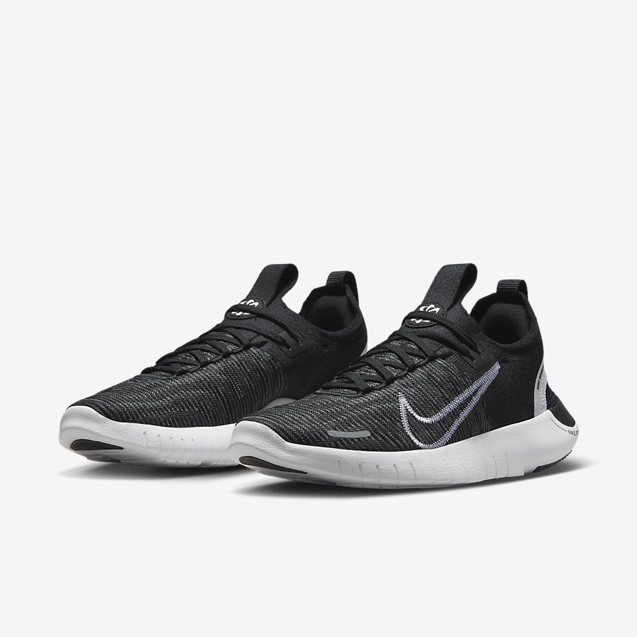 Giày Nike Free Rn Nn Nữ Đen Trắng