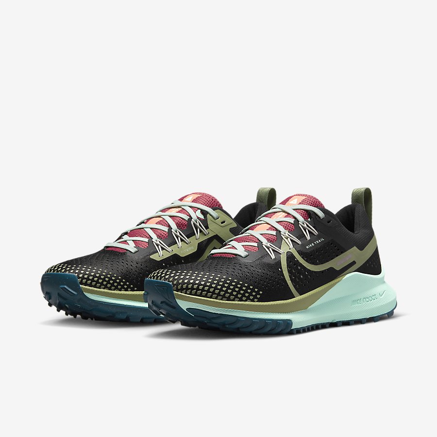 Giày Nike Pegasus Trail 4 Nữ Đen Xanh