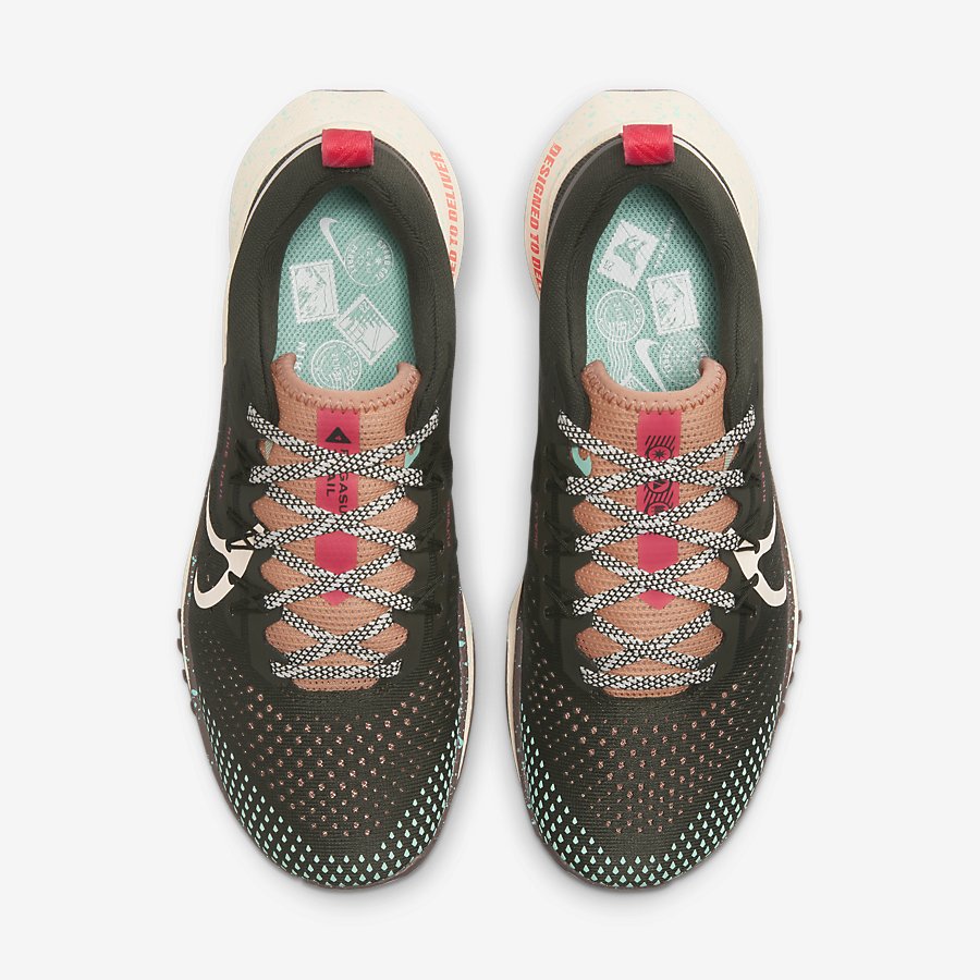 Giày Nike Pegasus Trail 4 Nữ Đen Cam