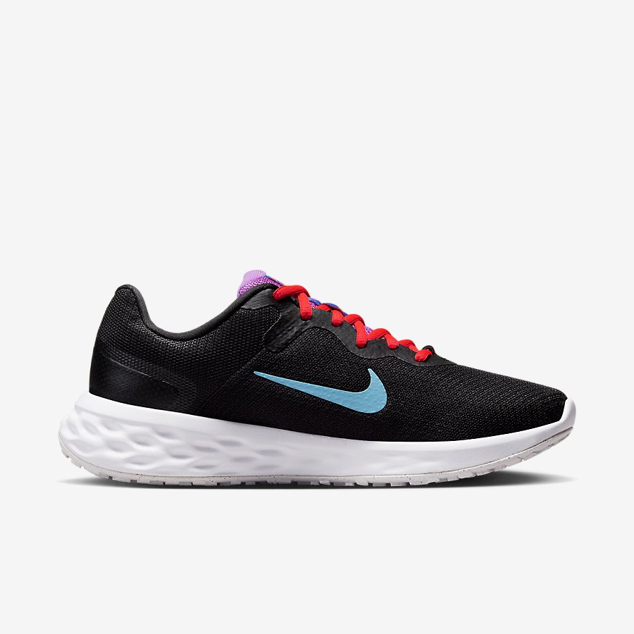 Giày Nike Revolution 6 Nữ Đen Xanh 