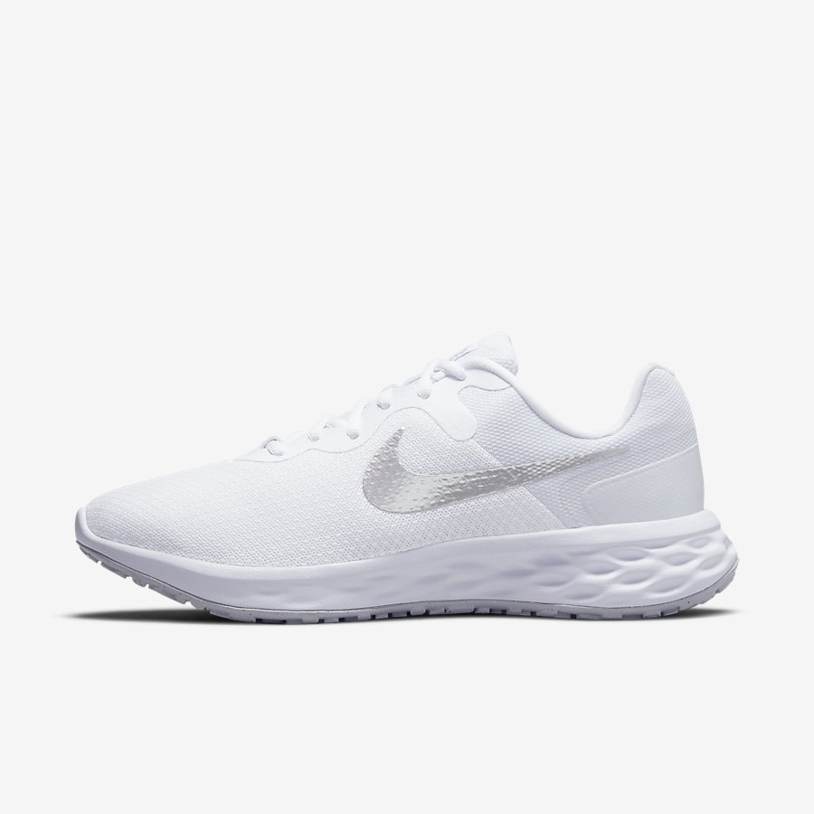 Giày Nike Revolution 6 Nữ Trắng Bạc