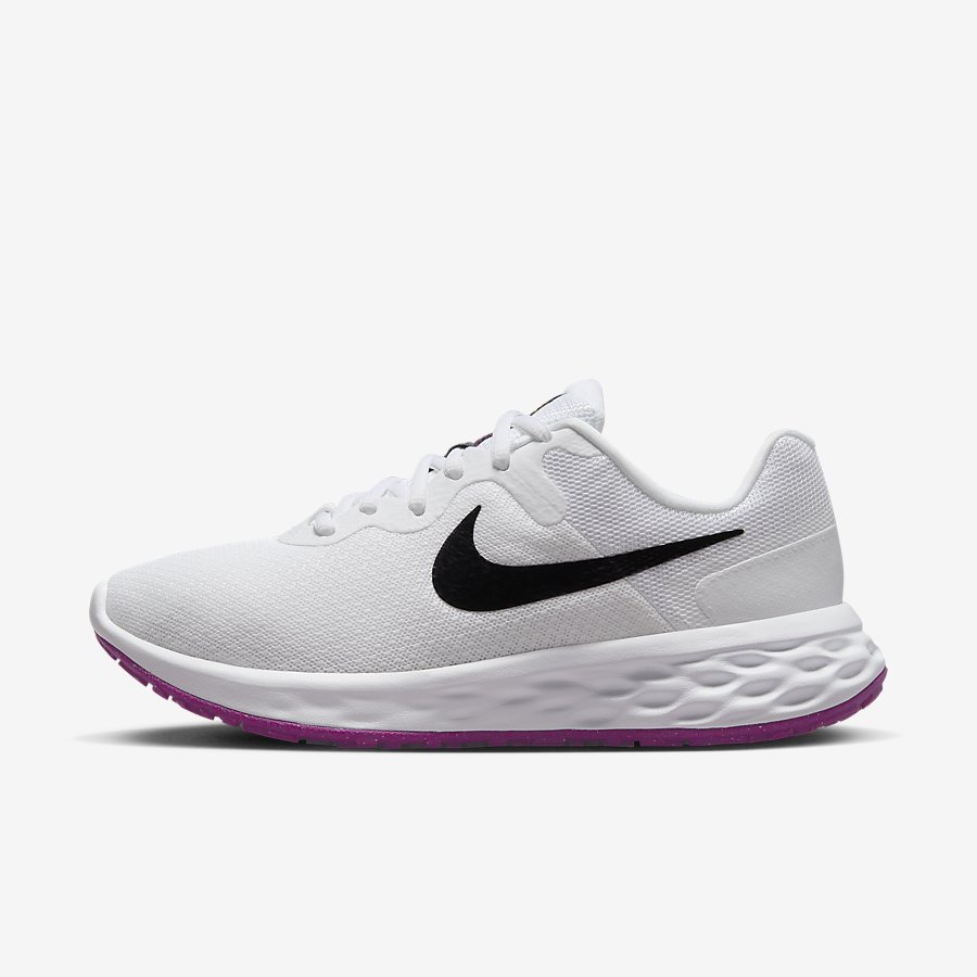 Giày Nike Revolution 6 Nữ Trắng Tím