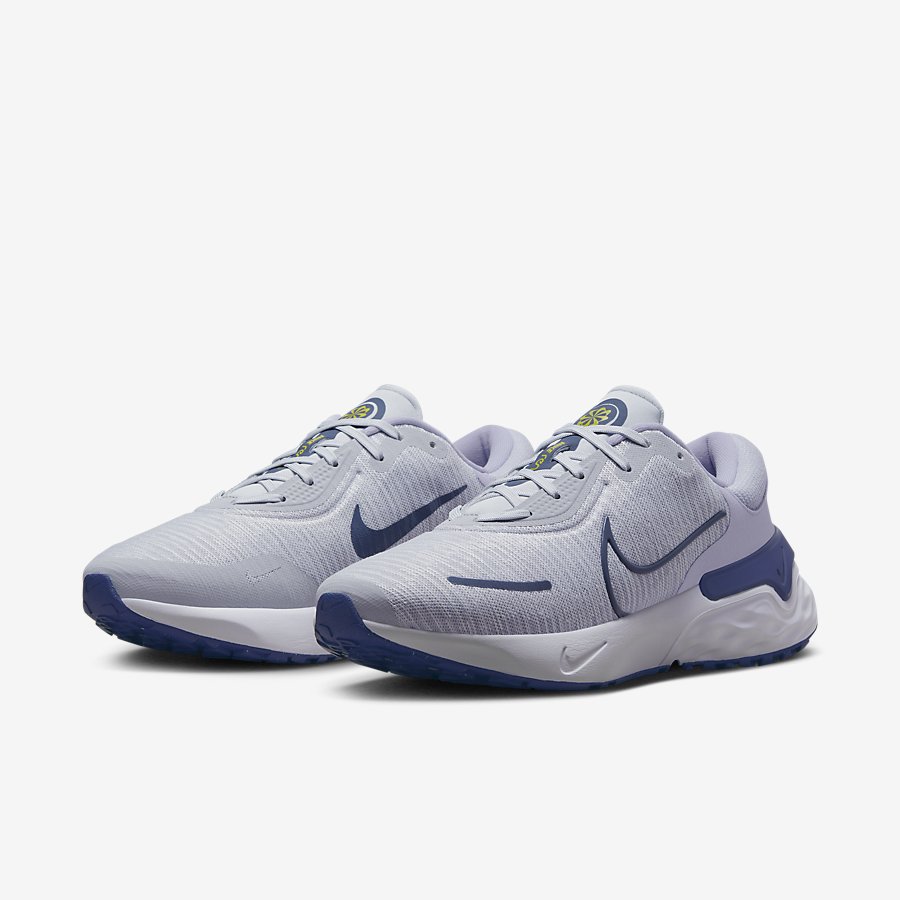 Giày Nike Renew Run 4 Nữ Trắng Xanh