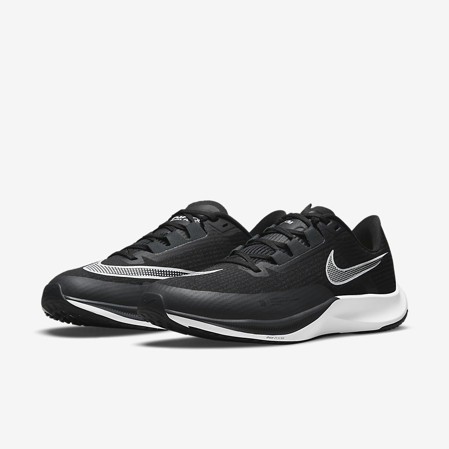 Giày Nike Rival Fly 3 Nam Đen Trắng 