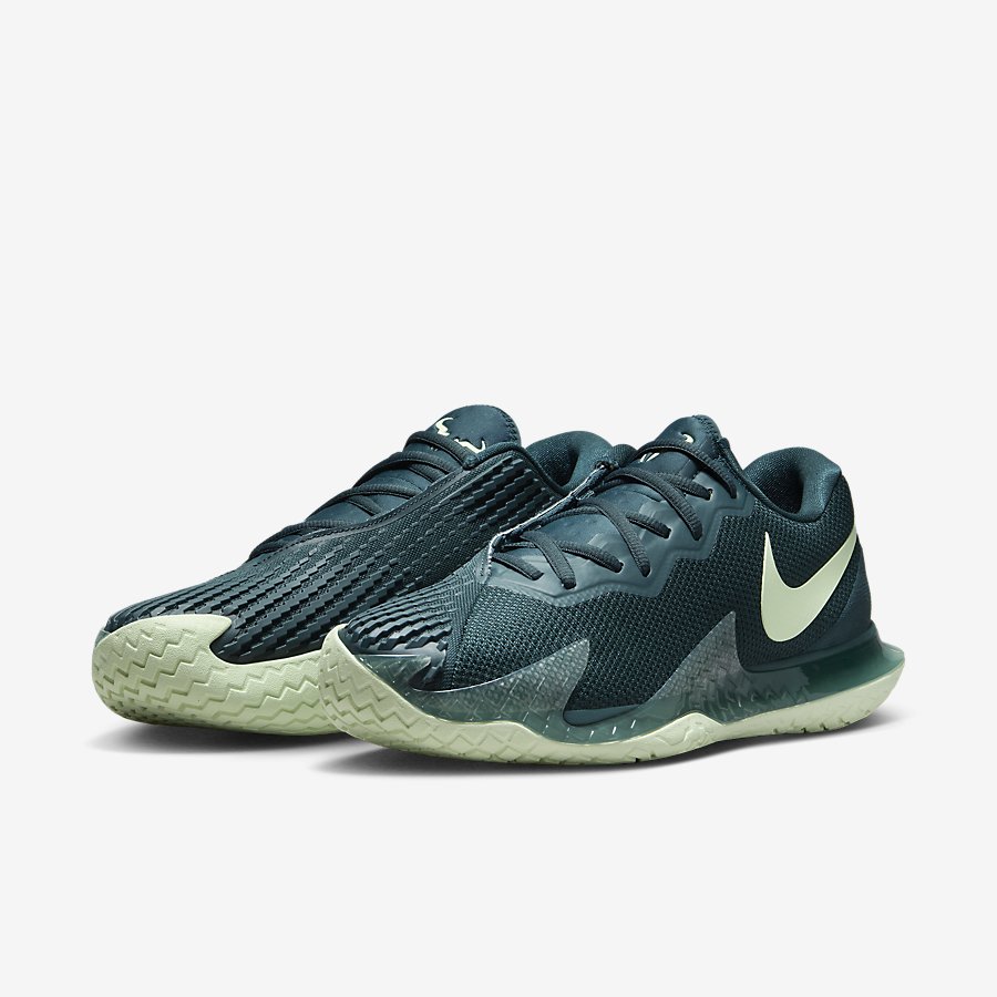 Giày Nikecourt Zoom Vapor Cage 4 Rafa Nam Xanh Lá